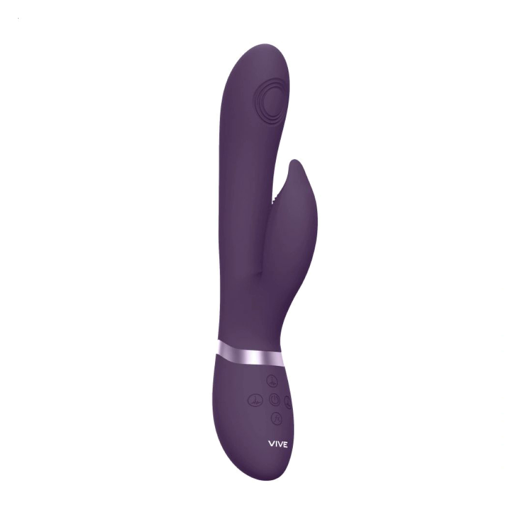 Вібратор-кролик Vive Aimi Pulse Wave &amp; Vibrating G-Spot Rabbit Фіолетовий, 1 шт